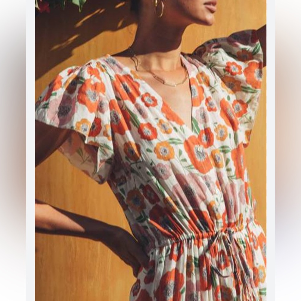 NEW NWOT TROVATA trovata kristi dress in POPPY Small - Picture 4 of 10